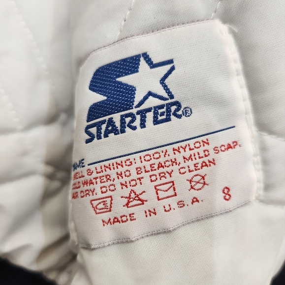 VINTAGE 80s SAN FRANCISCO GIANTS JACKET, Black/Orange, Men's Small- Womens Med - Picture 8 of 8